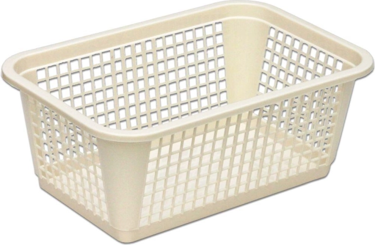 Пластова микрокошница с решетка 25 × 17 × 10 см – микс цветове