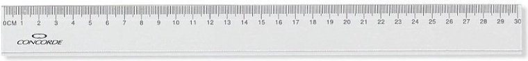 CONCORDE Ruler 30 cm Transparent