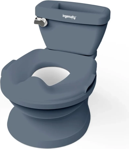 Ingenuity My Size Children's Toilet with Sound, Grey