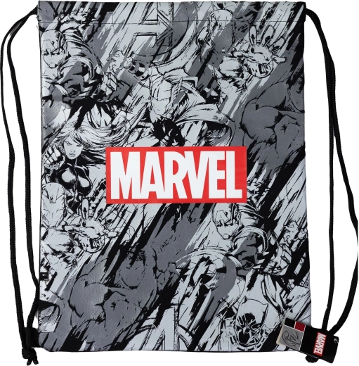 Marvel Pattern – изолирана торба със стягащ шнур 30 × 40 см – 1 брой
