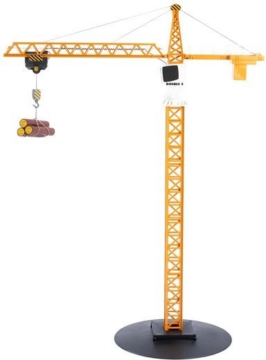 Remote-controlled Double E tower crane 1:20 with 360° rotation and 2.4 GHz controller