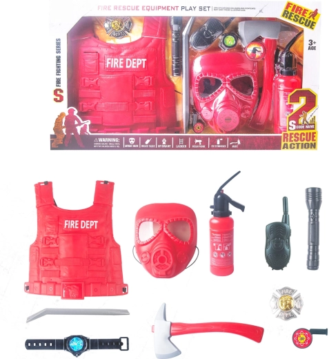 Firefighter mega set 10 pcs for kids