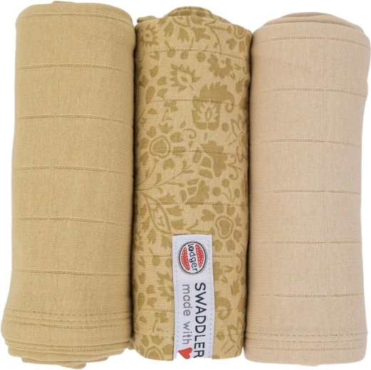 Lodger Swaddler Flower Tribe 70 × 70 cm sand - 1 брой