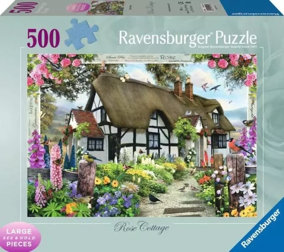 Ravensburger Cottage Among the Roses Puzzle 500 Pieces