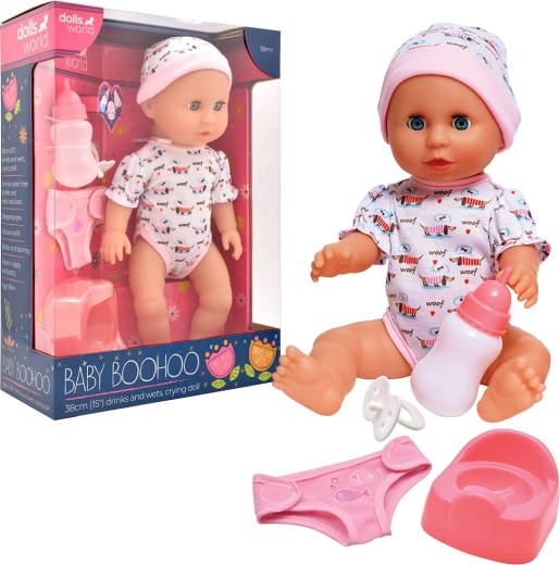 Dolls World бебе Baby Boohoo 38 см с функции и аксесоари