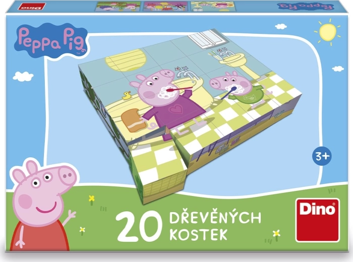 Wooden Picture Blocks Peppa Pig Happy Day