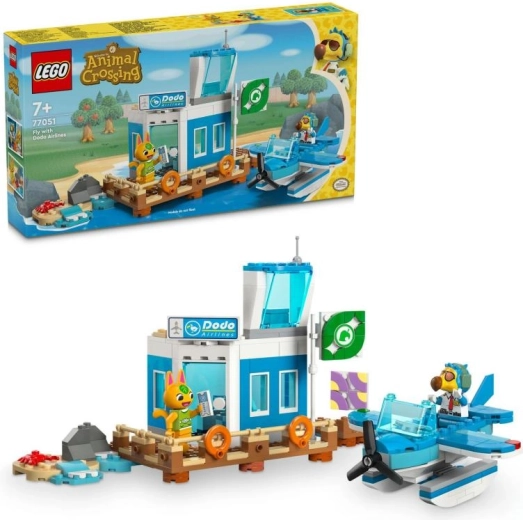 LEGO Animal Crossing Летище Dodo Airlines с хидроплан
