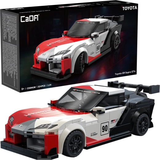 Конструктор CaDA състезателна кола TOYOTA GR Supra GT4 (1:24, 324 части)