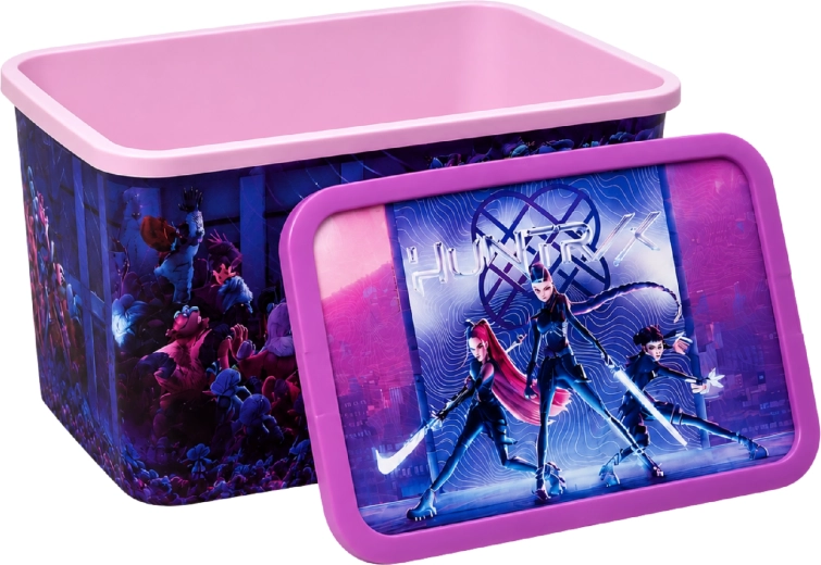 Storage box K-Pop Demon Hunters Huntrix with clip-on lid 13 l