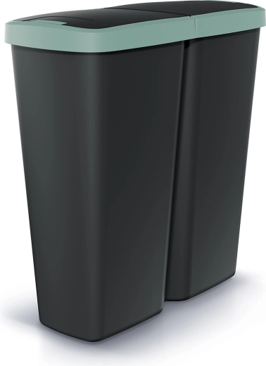 Кош за отпадъци Prosperplast Compacta Q Duo 50 л за разделно събиране