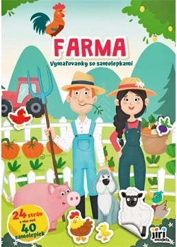 Farm – coloring book with stickers