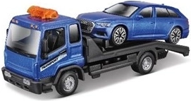 Bburago Street Fire пътна помощ с платформа и Audi A6 Avant 1:43