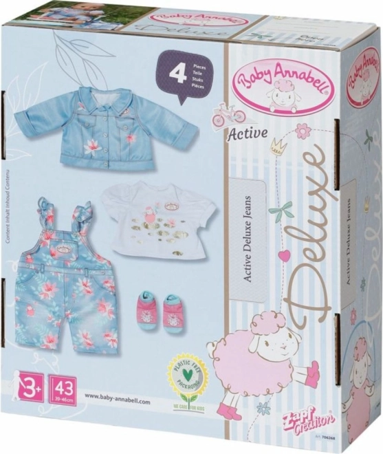 Baby Annabell Deluxe Дънкови Панталони за Кукла