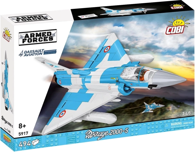 Dassault Mirage 2000-5 Aircraft Building Set in 1:48 Scale