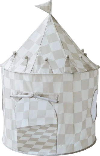 3 Sprouts детска палатка recycled checkerboard beige