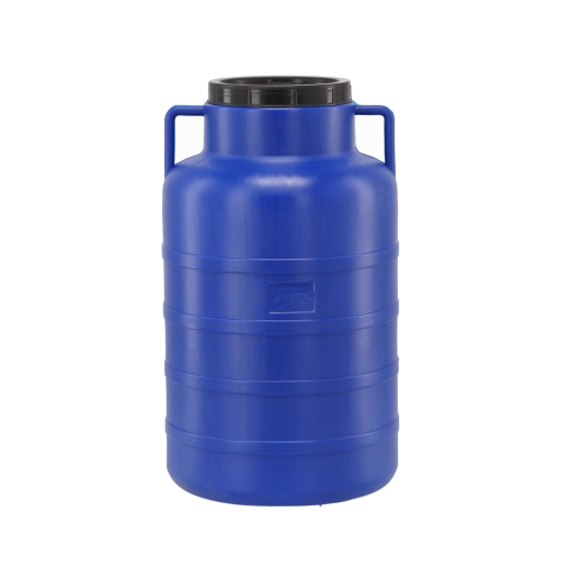 Пластмасов ферментационен съд 60 л с капак и дръжки от HDPE