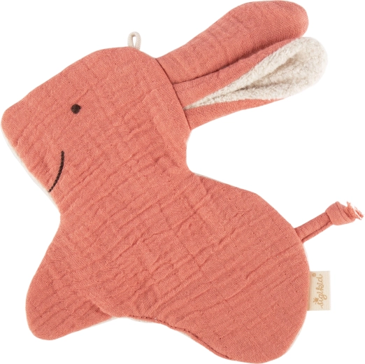 Sigikid muslin bunny – cuddly comforter with crinkly foil