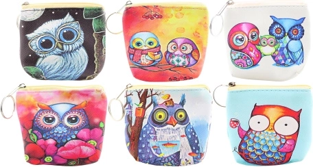 Wallet with an owl motif