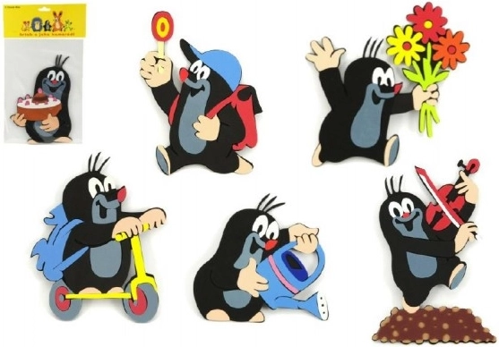 Пенна декорация Къртечето и тортата