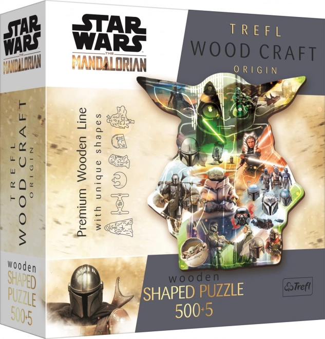 Дървен пъзел TREFL The Mandalorian: Мистериозният Грогу