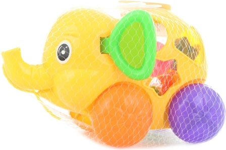 Кутия за сортиране слон за деца 18 м+