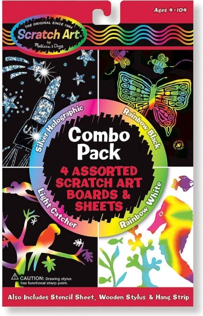 Scratch Art Picture Set 4-in-1