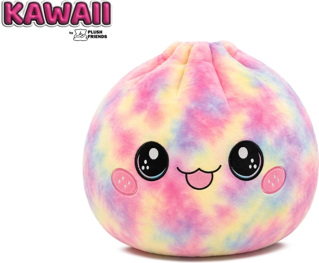 Plush Friends дъгов плюшен Bao кнедличек 25 см
