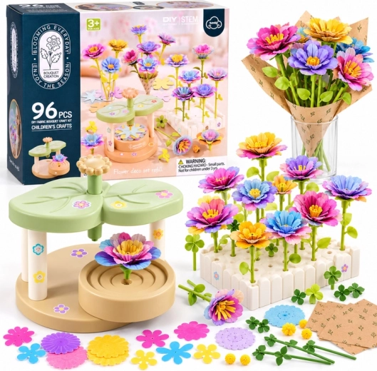 Creative Flower-Making Set, 96 Pieces