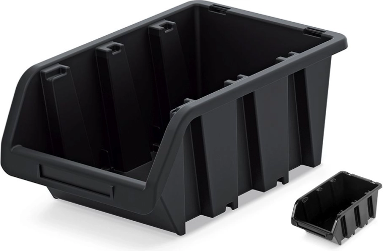 Пластова кутия за съхранение TRUCK 115 × 80 × 60 mm – черна
