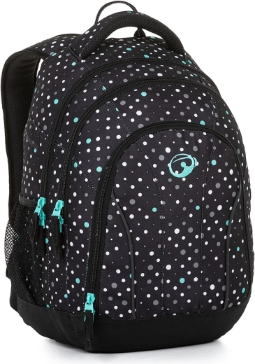 Bagmaster Supernova 23 student backpack black-turquoise