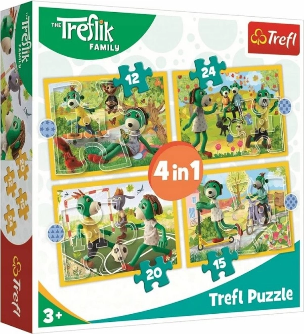 Puzzle Treflíci: Fun 4-in-1