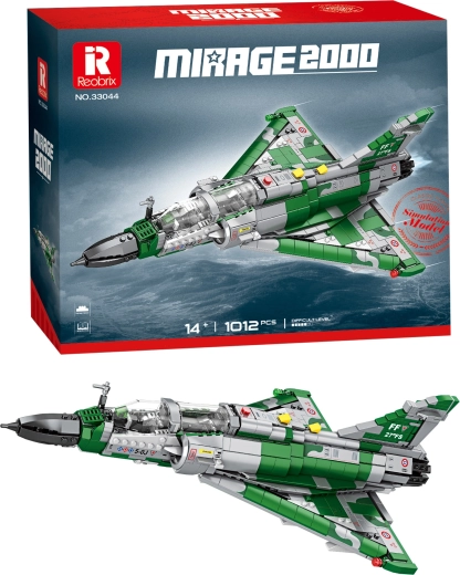 Sparkys Mirage 2000 Fighter Jet Building Set (1012 pieces)