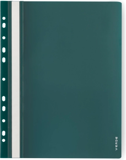 A4 PP Fastener Folder with Euro Punching Verde, Green