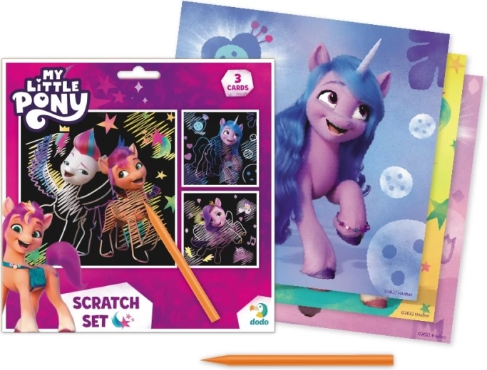 Scratch Pictures My Little Pony 20x20 cm