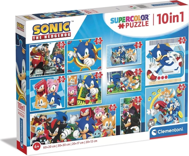 Clementoni puzzle Sonic the Hedgehog 10-in-1