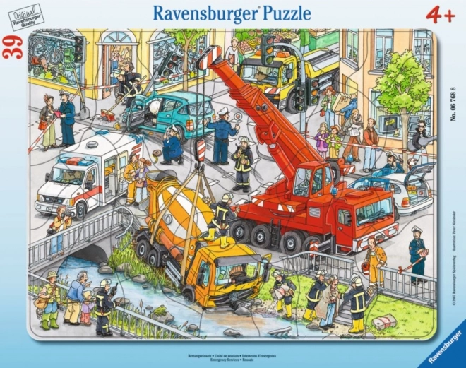 Children's Puzzle Rescue Action 39 Pieces