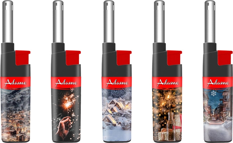 FireLight Adamo Winter Time Gas Lighter – Winter Edition (25 pcs)