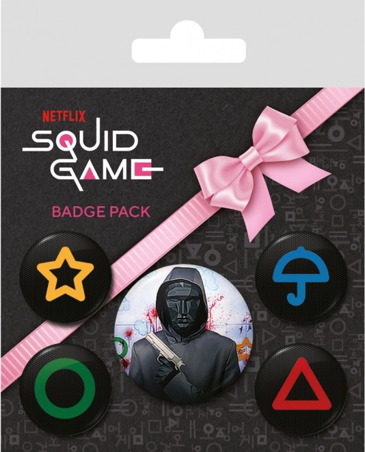 Комплект значки SQUID GAME (5 бр.)