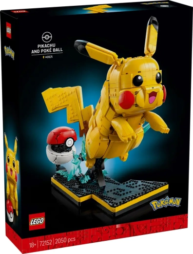 LEGO Pokémon Пикачу и Poké Ball (2050 части)