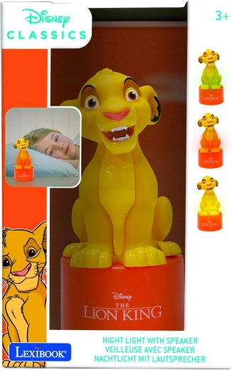 Lexibook нощна лампа с високоговорител Цар Лъв Simba