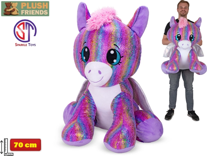 Плюшен пегас Star Sparkle 70 см