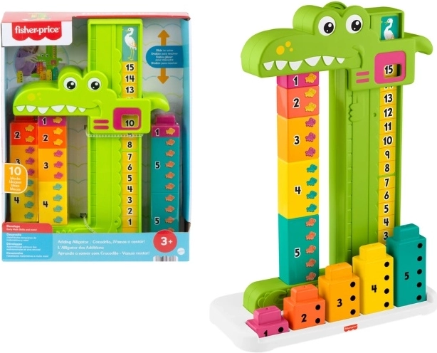 Играчка за учене на броене „Алигатор“