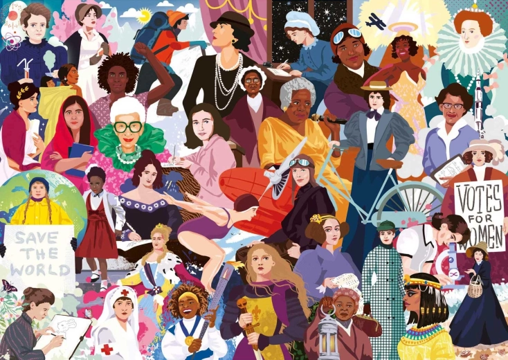 Puzzle Iconic Women 1000 Pieces EDUCA