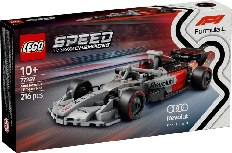 LEGO Speed Champions – състезателен болид AUDI Revolut F1 Team R26