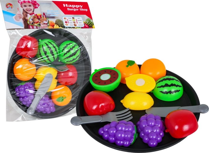 Children's fruit cutting set with accessories, 14 pieces