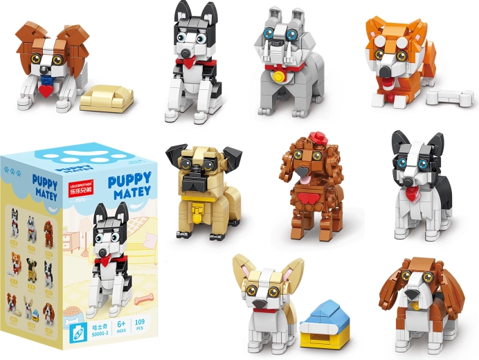 Puppy Matey мини конструктор сладки кученца (9 варианта) – 1 брой