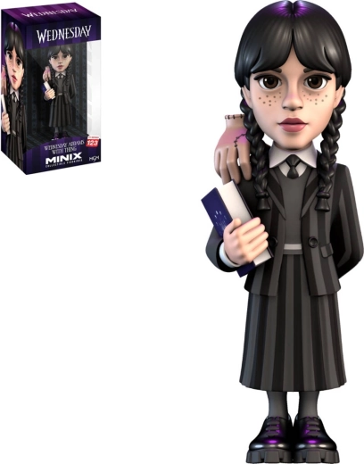Колекционерска фигурка MINIX Wednesday Addams с ръката – 1 брой