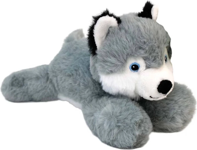Eco-Line Plush Lying Husky Dog 23 cm