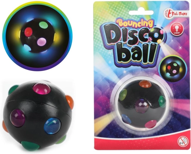 Glowing Bouncing Disco Ball 6 cm