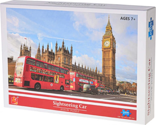 London double-decker puzzle 1000 pieces 70 × 50 cm